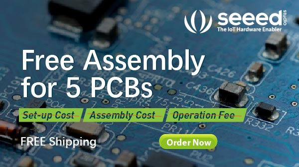 Seeed Studio Offers Free Assembly for 5 PCBs