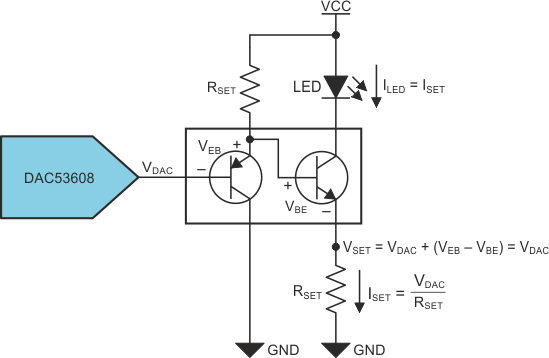 VBE compensation without buffer.