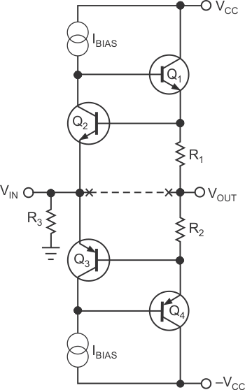 Adding another stage to the current source allows the circuit to function as a buffer.