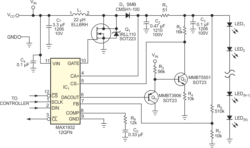 LED driver provides software-controlled