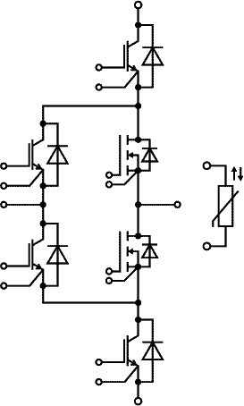 Diagram of the EasyPACK 2B module