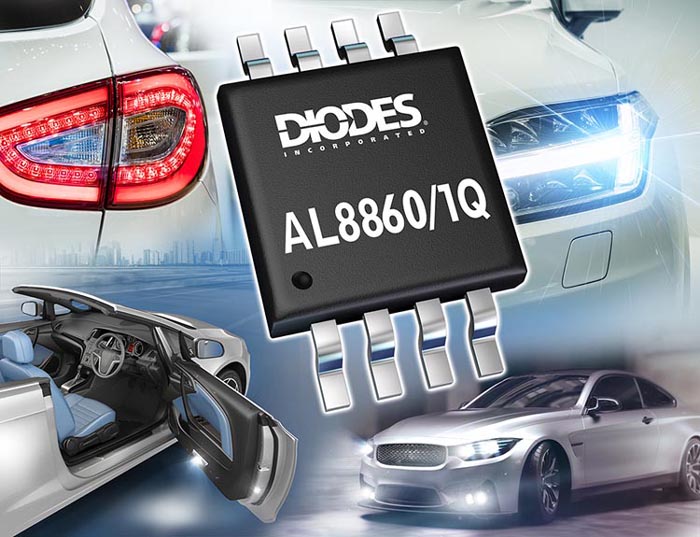 Diodes предлагает надежные и универсальные автомобильные понижающие драйверы светодиодов для внешних и внутренних световых приборов