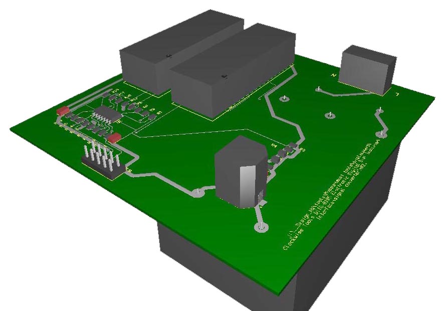 View of the assembled module