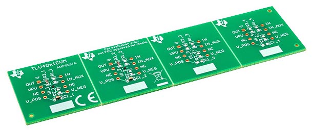 TLV4021 and TLV4041 Evaluation Modules