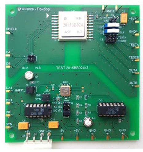 НПО «Физика» выпускает отладочную плату для микросборки ARINC-429 2015ВВ024