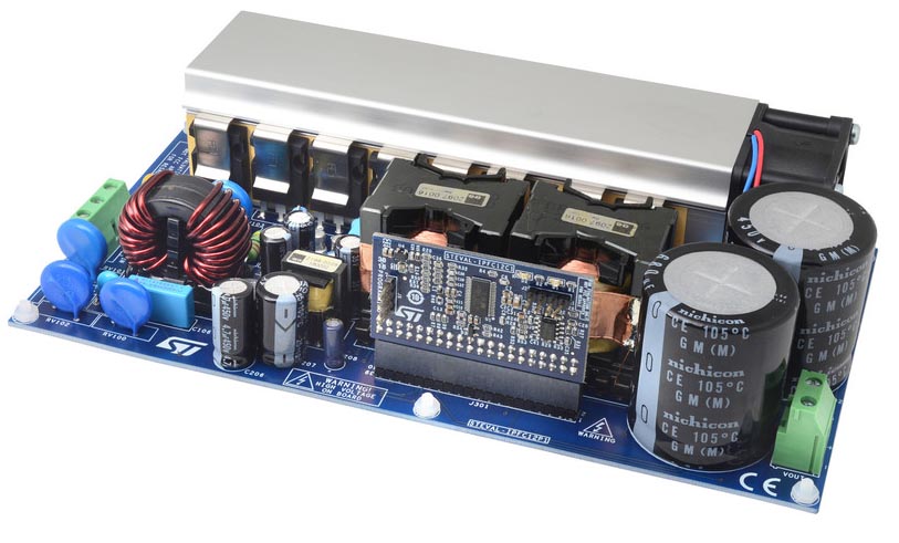 STEVAL-IPFC12V1: 2 kW two-channel interleaved PFC based on the STNRGPF12 digital controller with digital inrush current control