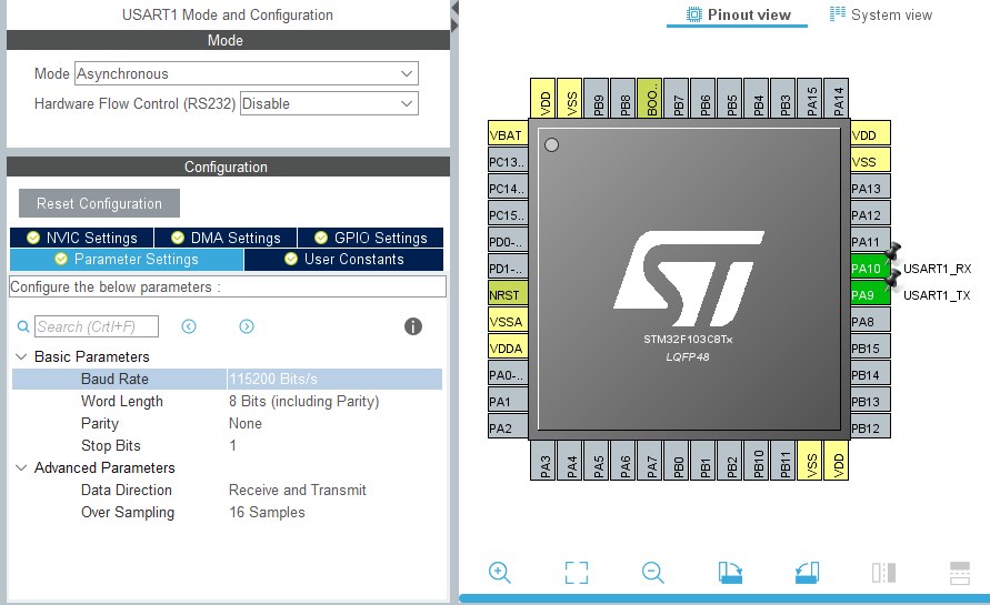 Применение фильтра Калмана на примере STM32F103C8