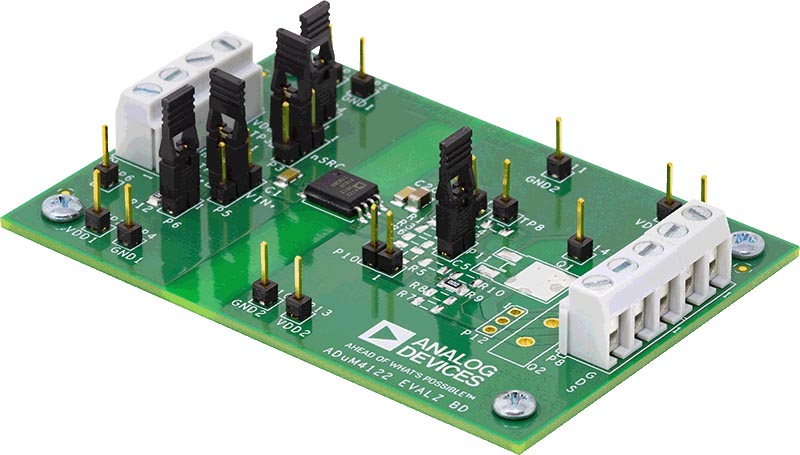 The EVAL-ADuM4122EBZ evaluation board