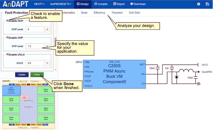 WebAmP cloud application window