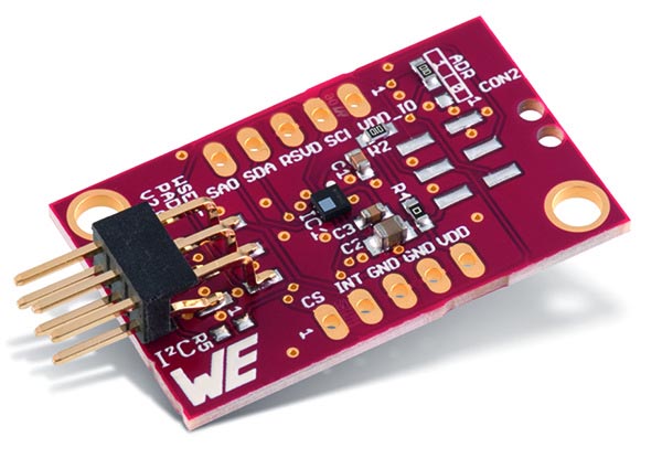 The Evaluation Board for WSEN-PADS Pressure Sensor