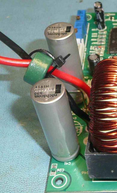 Installed new electrolytic capacitors