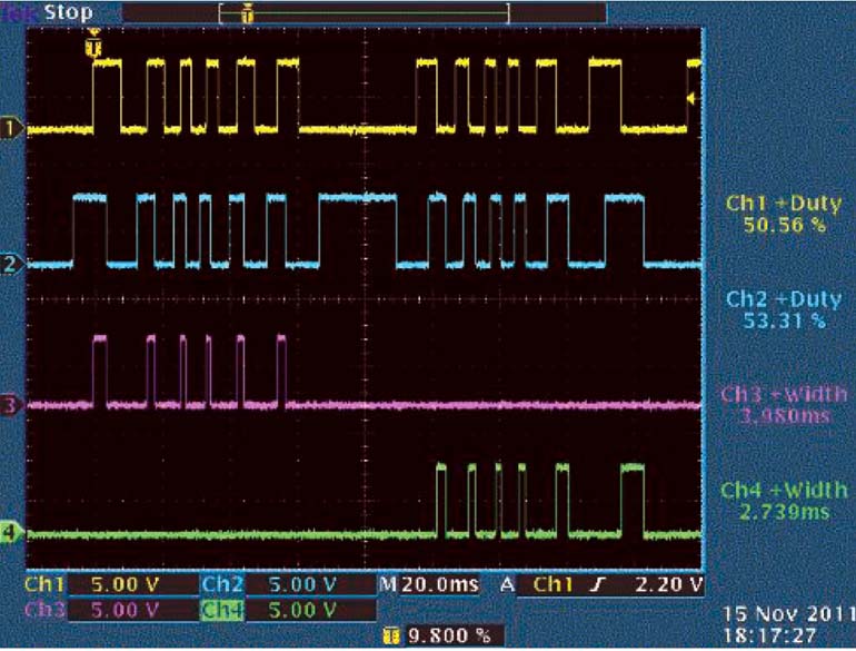 Resistors R1 and R2 in the direction discriminator circuit can be removed with only minor changes to the circuit's response. Again, the scope's traces are the same as those in Figure 2.