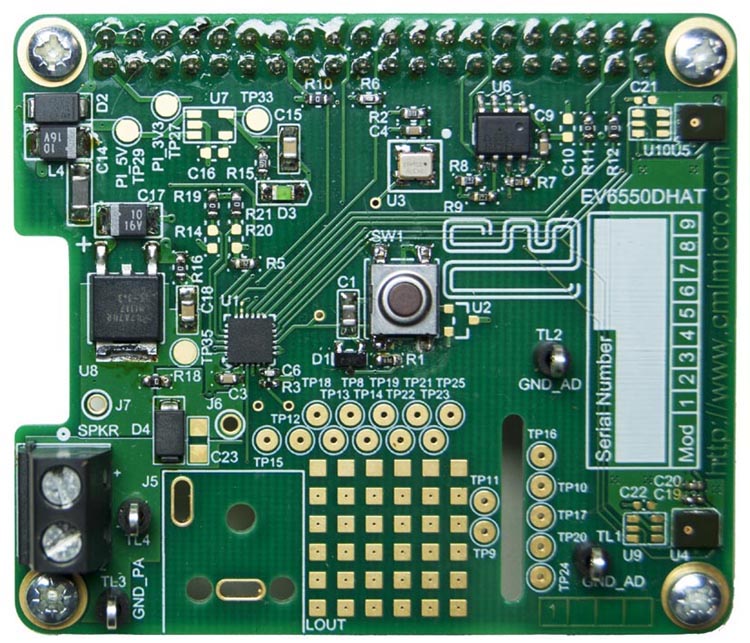 Оценочная плата CML Microcircuits EV6550DHAT 