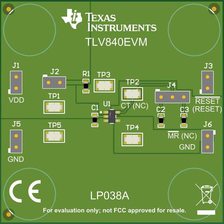 Оценочный модуль TLV840EVM