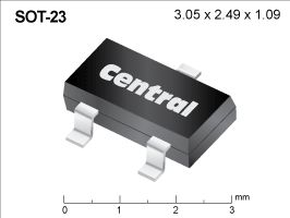 Datasheet Central Semiconductor CP191-2N2222A-CT