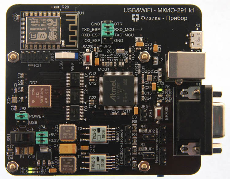 ООО «Физика-Прибор» выпускае модуль сопряжения USB&WiFi с мультиплексным каналом