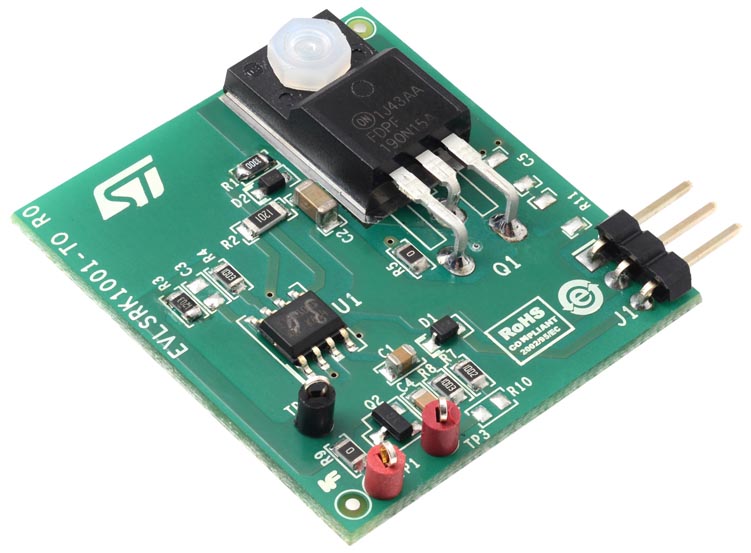 SRK1001 adaptive synchronous rectification controller for flyback converter demonstration board with SR MOSFET