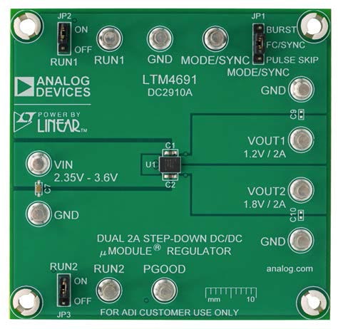 Demonstration circuit 2910A for LTM4691 μModule