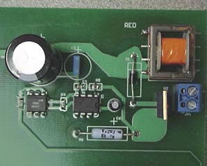 A close-up view of the circuit of Figure 1 shows inductor L1 in the upper right corner.