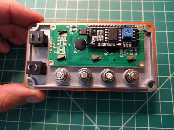 Arduino based Milliohm Meter with LCD display: enclosure