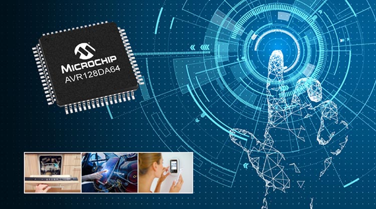 Microchip выпускает семейство AVR микроконтроллеров нового поколения для систем управления реального времени и человеко-машинных интерфейсов