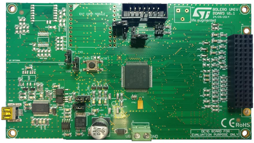 EVAL-L99UDL01 - Universal door lock demonstration board based on L99UDL01 - motherboard