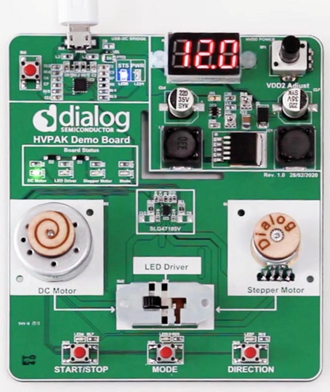 The SLG47105V Evaluation Board