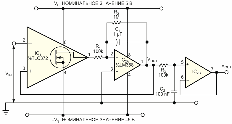 Использование повышающего драйвера светодиодов с выводом LEVEL, дополняющим вывод EN, и добавление к схеме драйвера RC фильтра нижних частот (R4-C3) уменьшает пульсации тока.