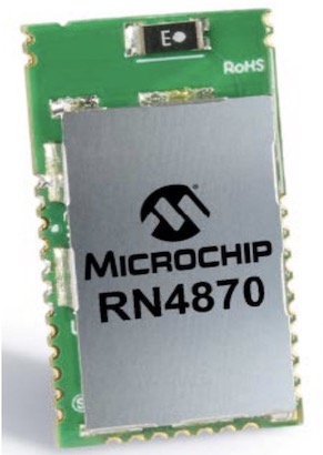 Microchip RN4870 Bluetooth Module.