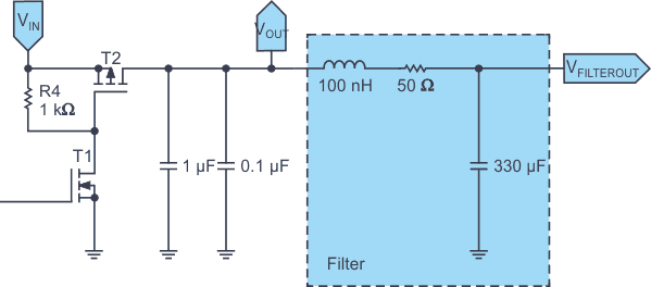 Filter circuit for smoothing the output voltage.