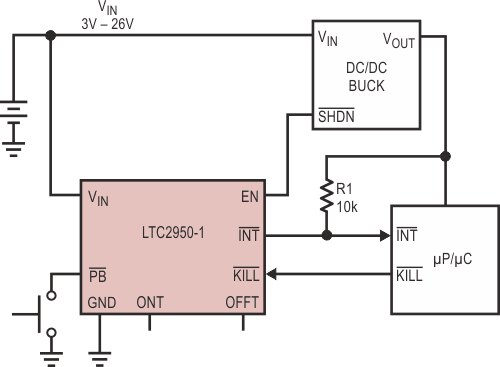 Typical Application with One External Component.