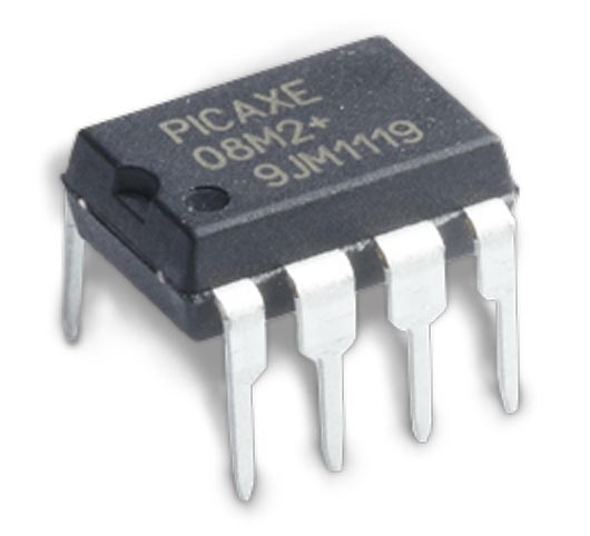 Single-chip PIC microcontroller PICAXE with internal BASIC interpreter.