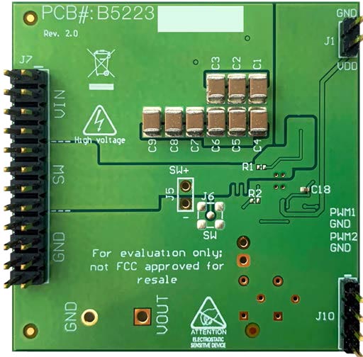 The EPC9098 development board