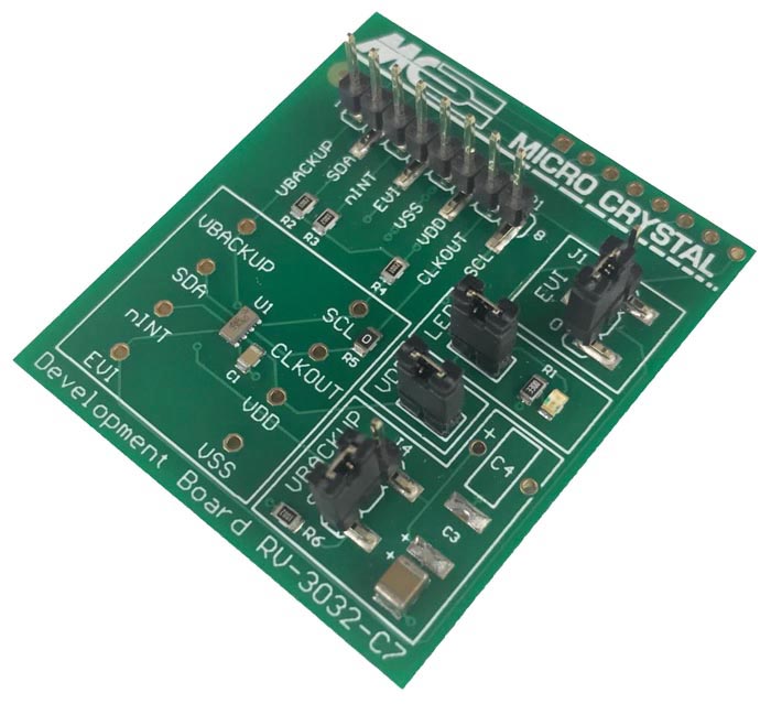 Evaluation board for RV-3032-C7 module