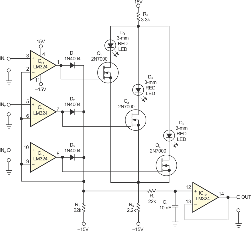 Simple Voltage Circuit Circuit Diagram