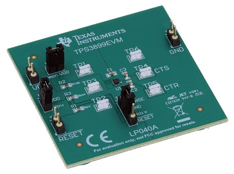 TPS3899EVM TPS3899 Nanopower Supervisor Evaluation Module Board