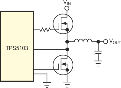 This classic buck regulator suffers from excessive negative phase-node voltage.