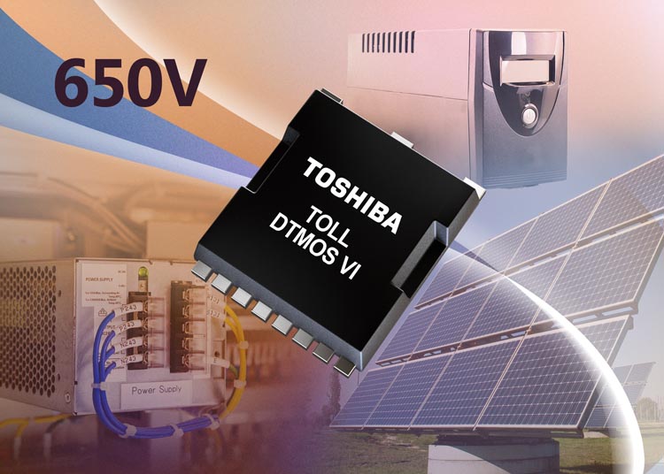 Toshiba анонсировала пять 650-вольтовых MOSFET с суперпереходом в новых корпусах TOLL