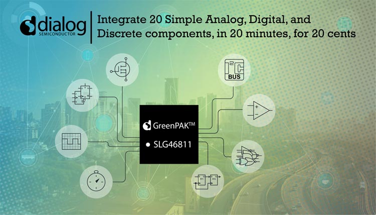 Dialog Semiconductor дополняет семейство GreenPAK новым многоканальным устройством