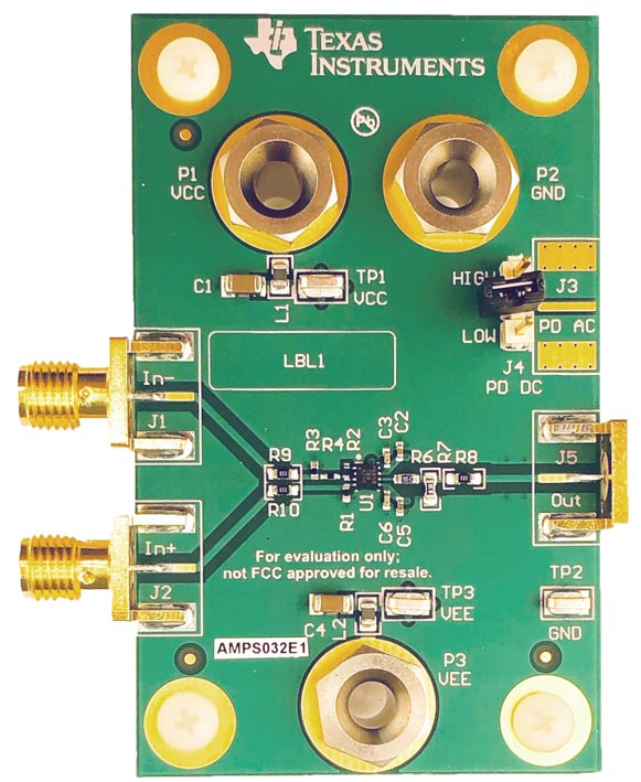 The OPA855DSGEVM Evaluation Module for the OPA855