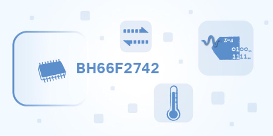 HOLTEK New BH66F2742 ATS 24-bit MCU