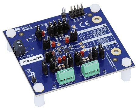 The PCM1820EVM Evaluation Module