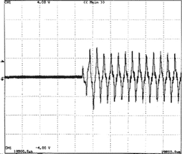 Without an input filter, a great deal of hash accompanies the input signal (a); the addition of the filter considerably cleans up the signal (b).