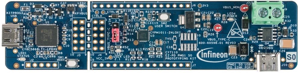 CY7110 EZ-PD PMG1-S0 Prototyping Kit