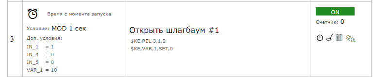 Автоматизация управления шлагбаумов КПП