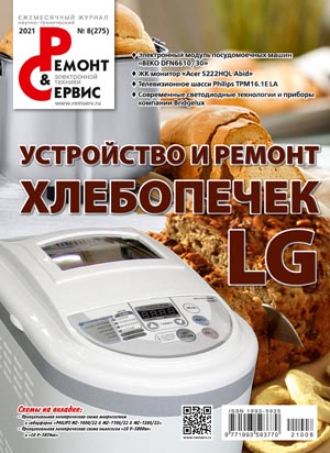 Вышел журнал Ремонт Сервис 08 2021
