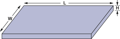 Inductance of a trace length.