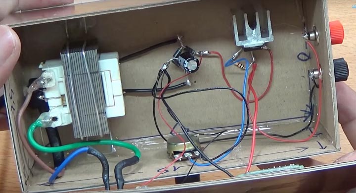 Installation diagram of mini power supply