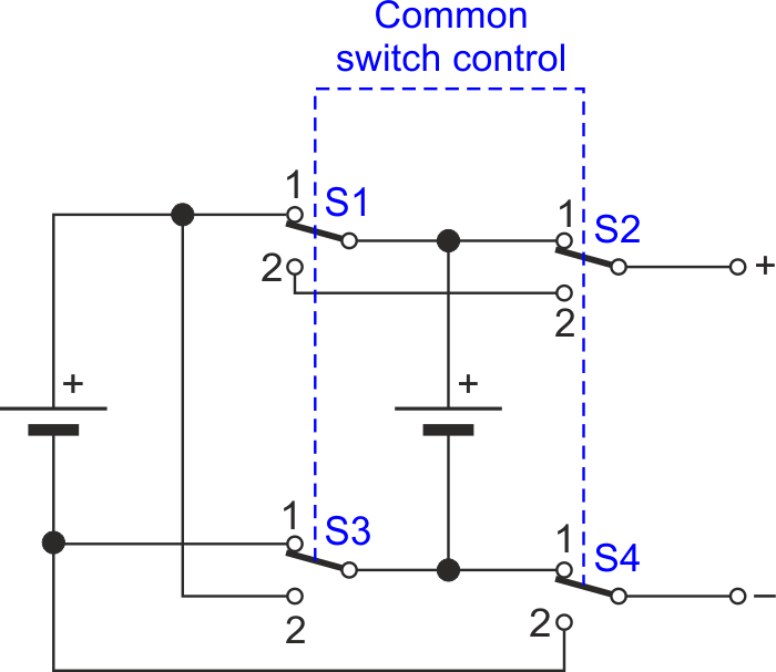 Battery connection diagram