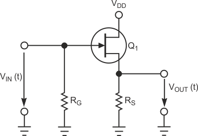 You can configure an amplifier stage, based on a JFET transistor, as a common drain.